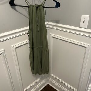 Old Navy Sage Green Halter romper